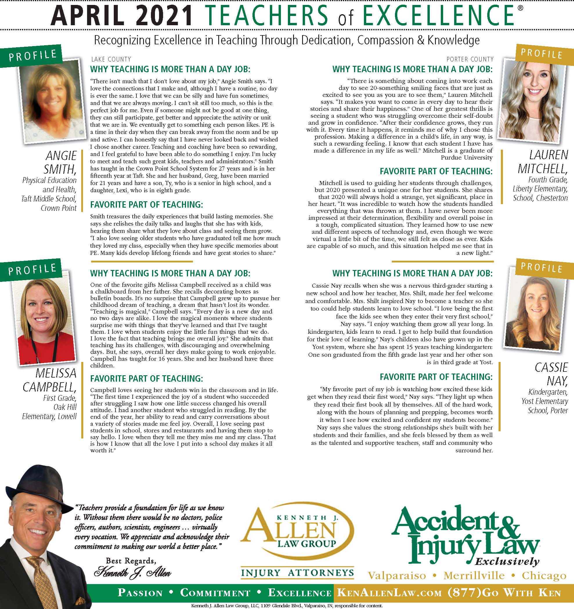 Teachers of Excellence Allen Law Group